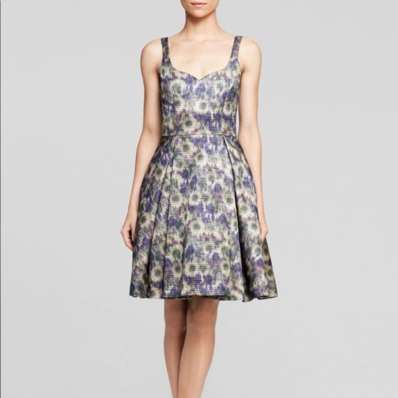 French Connection Morie Meadow Fit & Flare Dress - Picture 1 of 6